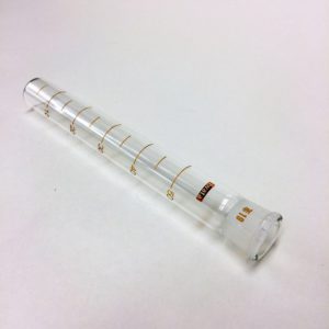 実験用耐熱ガラス「目盛付き平底試験管50ml平栓19号付き」 | 特注実験 