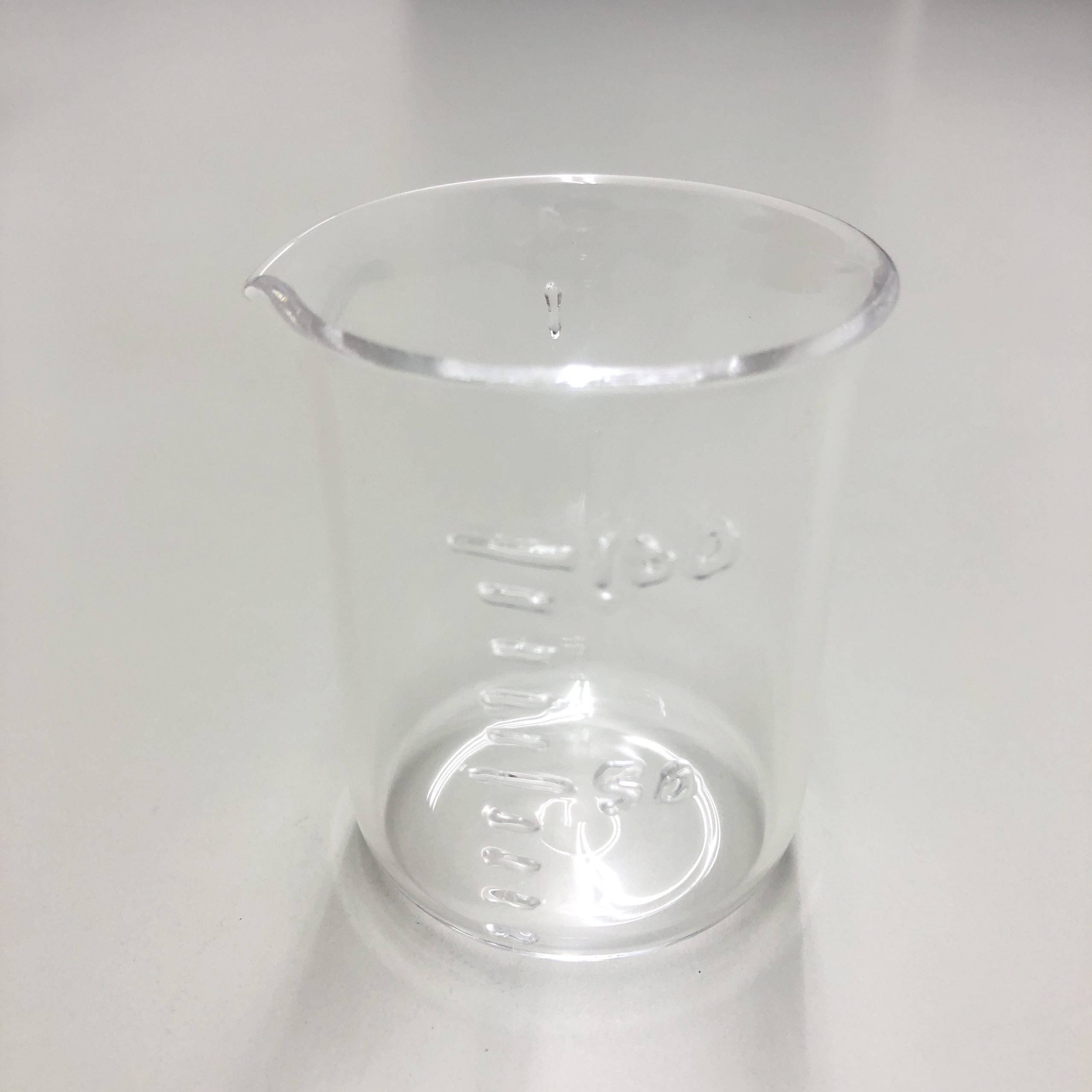 石英ガラス「100mlビーカー目盛加工」 | 特注実験用耐熱ガラスPYREXパイレックス器具 石英ガラス器具の理化学ガラスラボ iwaki te-32