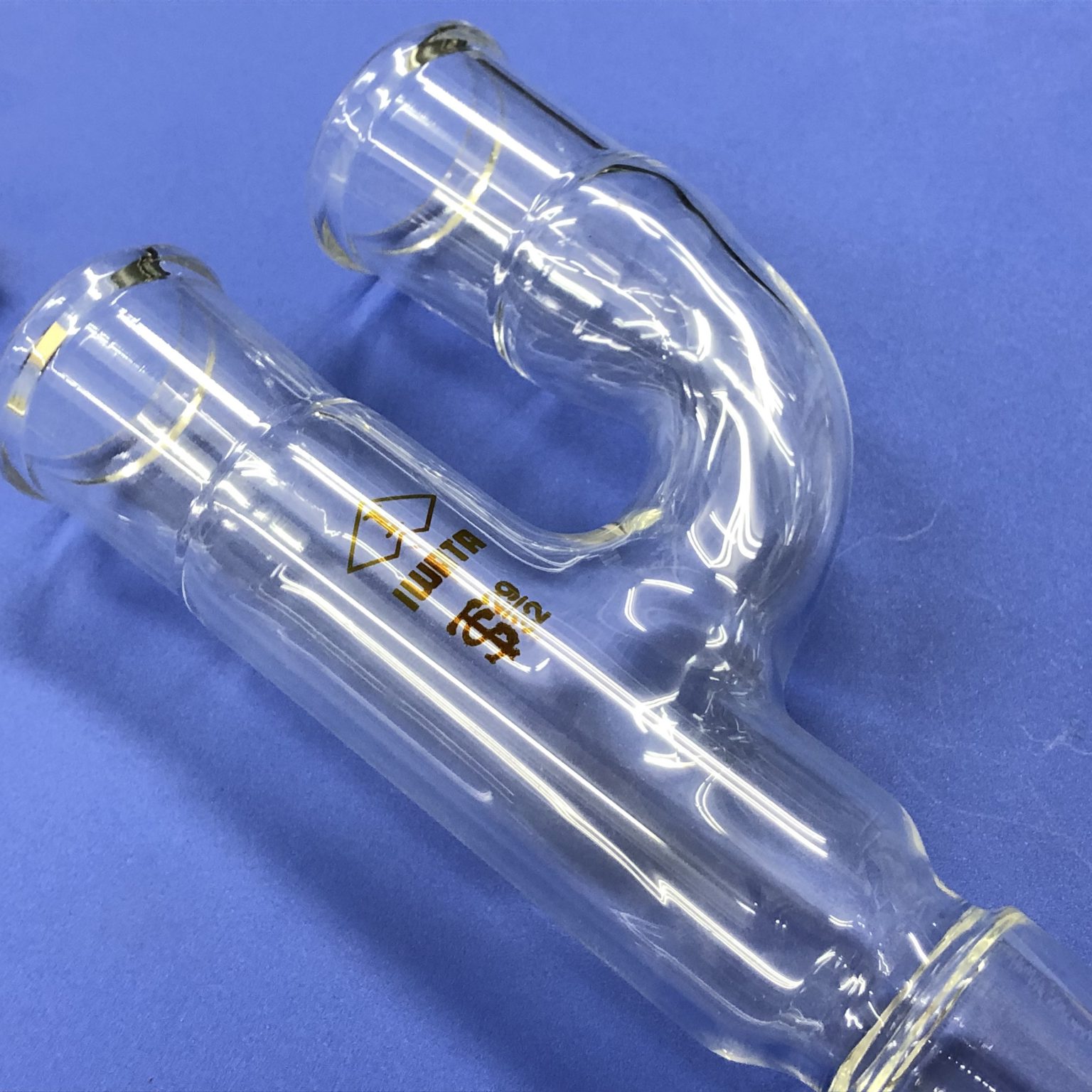 バーナー加工で出来る事 特注実験用耐熱ガラスPYREXパイレックス器具 石英ガラス器具の理化学ガラスラボ iwaki te32